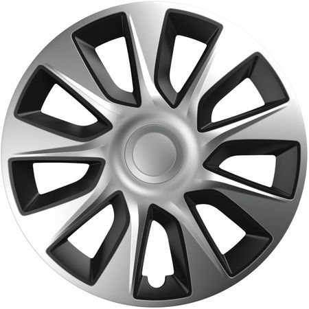 Dischetti BMW Stratos 16'' Silver & Black 4ks set