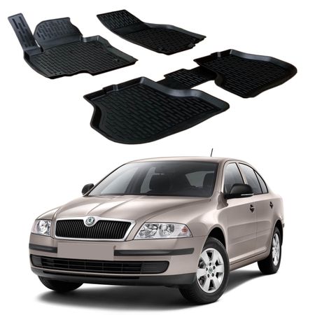 Tappetini in gomma 3D Premium VW Golf V 2003 - 2008